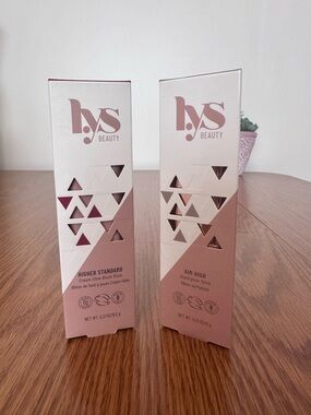 LYS Higher Standard Blush Stick Unfazed and Aim High Highlighter Stick Genuine